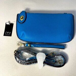 Joy Susan Cerulean Blue Clutch Wristlet Crossbody Bag NWT